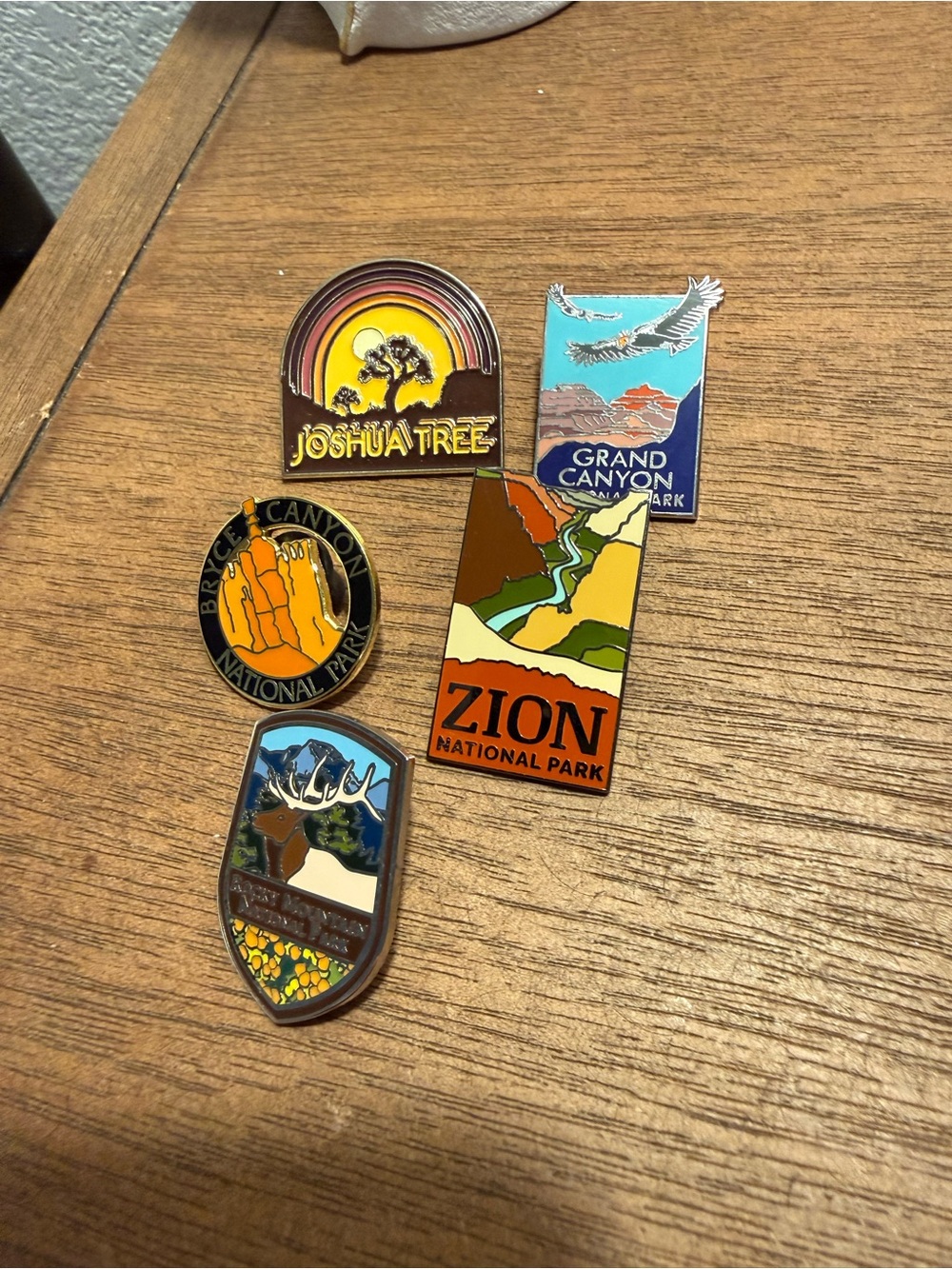National Park Enamel Pin Set — Joshua Tree, Grand Canyon, Zion & More